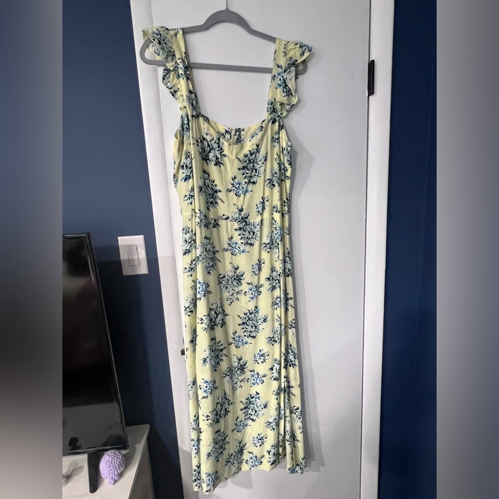 Yellow Floral Dress